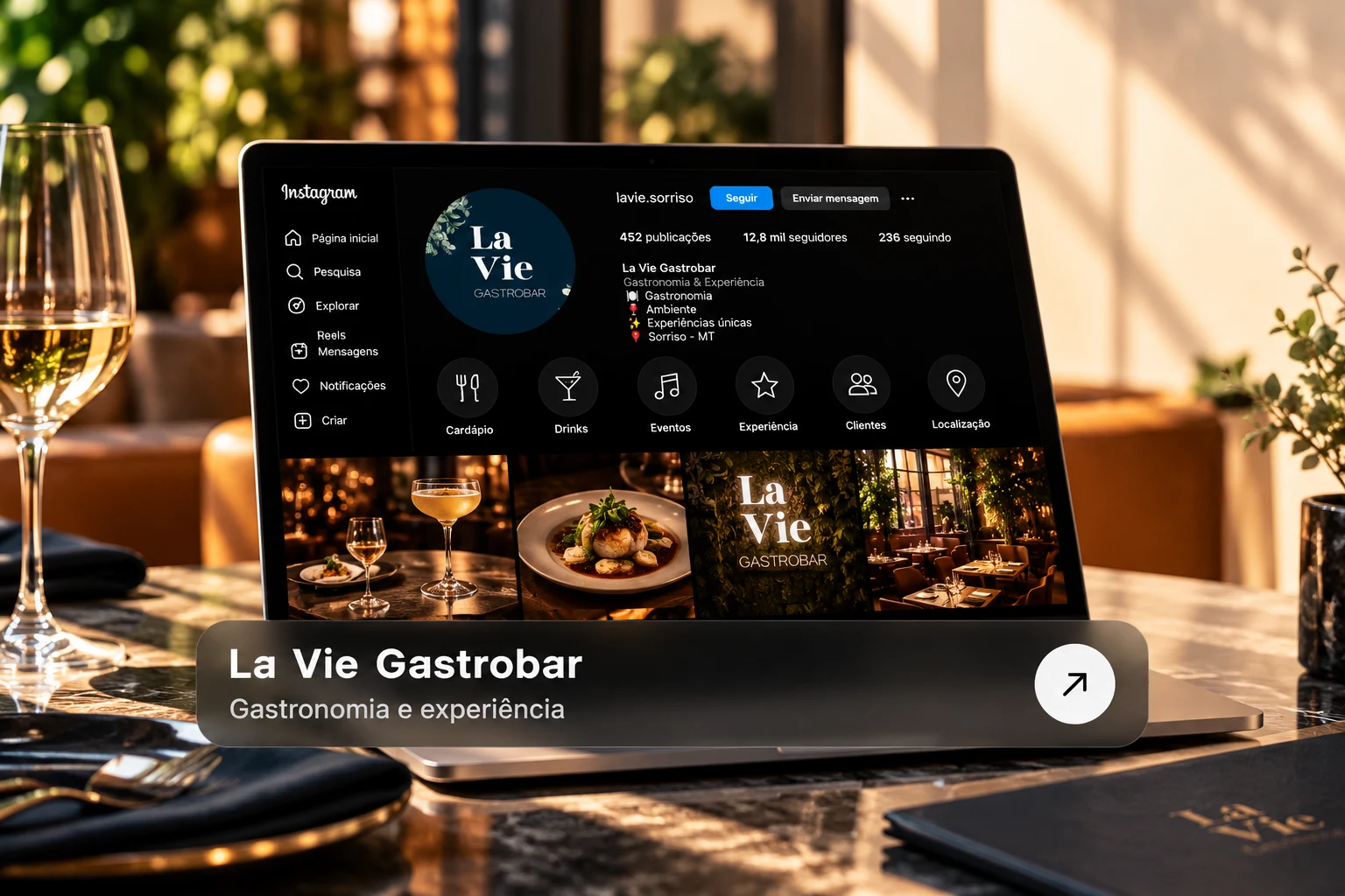 La Vie Gastrobar, marca de gastronomia e experiências em Sorriso